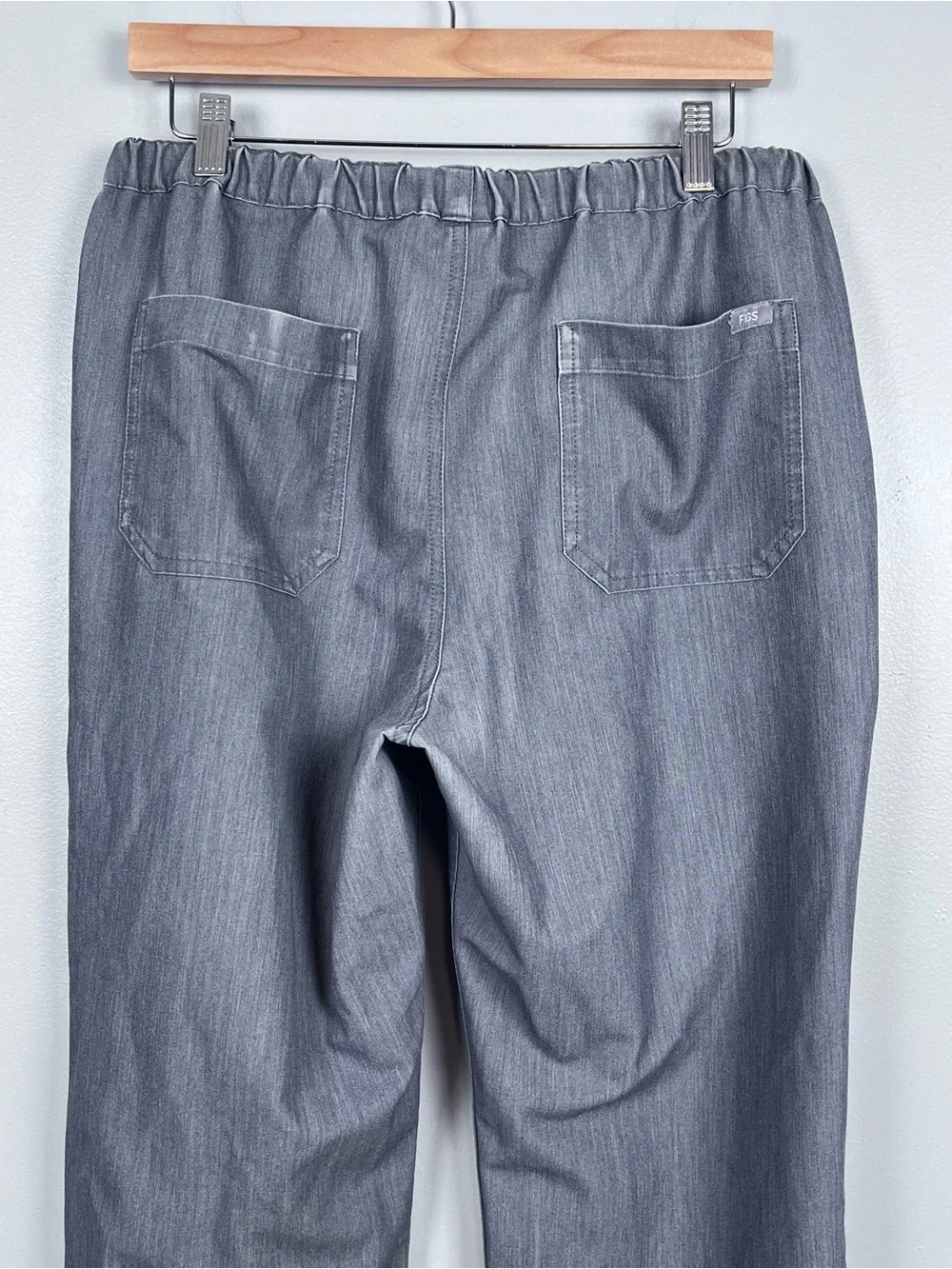 Figs Men's Technical Collection Pisco Graphite Drawstring Scrub Pants Size M